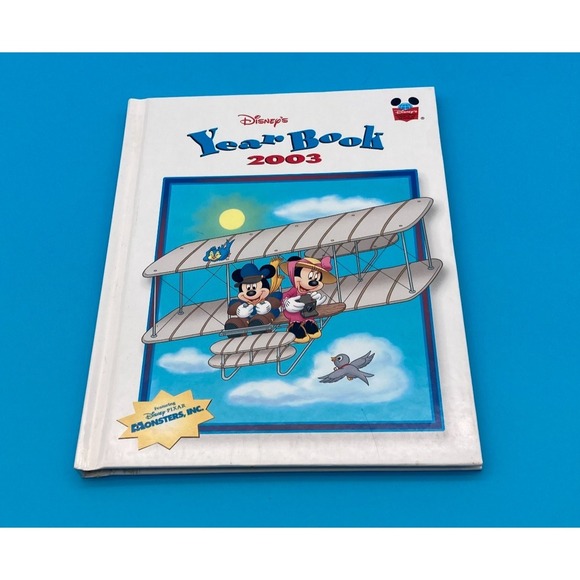 Disney's Year Book 2003 Scholastic Hardcover with Original Large Bonus Poster - Picture 1 of 6
